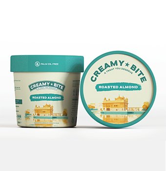 Roasted Almond Ice Cream Tub